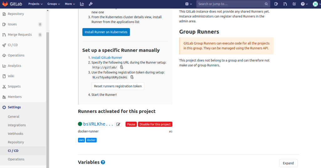 gitlab runners